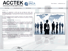 Tablet Screenshot of acctek.co.za